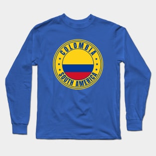 Colombia South America Long Sleeve T-Shirt